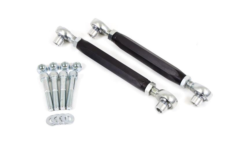 Ford Mustang Adjustable Front Sway Bar End Links - UMI Performance - Adjustable - Black - `05-`14